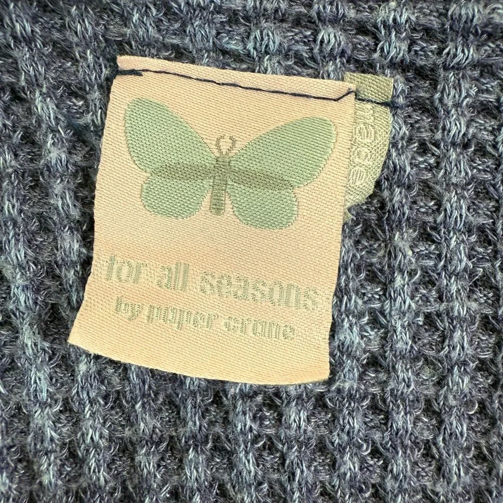 For All Seasons By Paper Crane Girls Purple Tank Top Waffle Knit Size XL